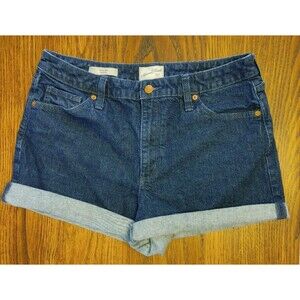 Hi Rise Retro Style Universal Thread Rollcuff 12 Short-Shorts Women EC